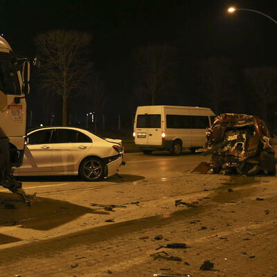 Patlayan lastik için çağırıldı! İşini yapıyordu, son feci!
