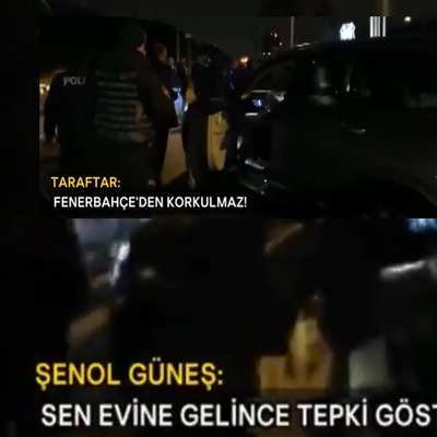 Güneş'le taraftar arasında tartışma çıktı!