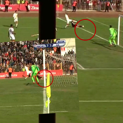 Hatayspor - Galatasaray maçında inanılmaz gol!