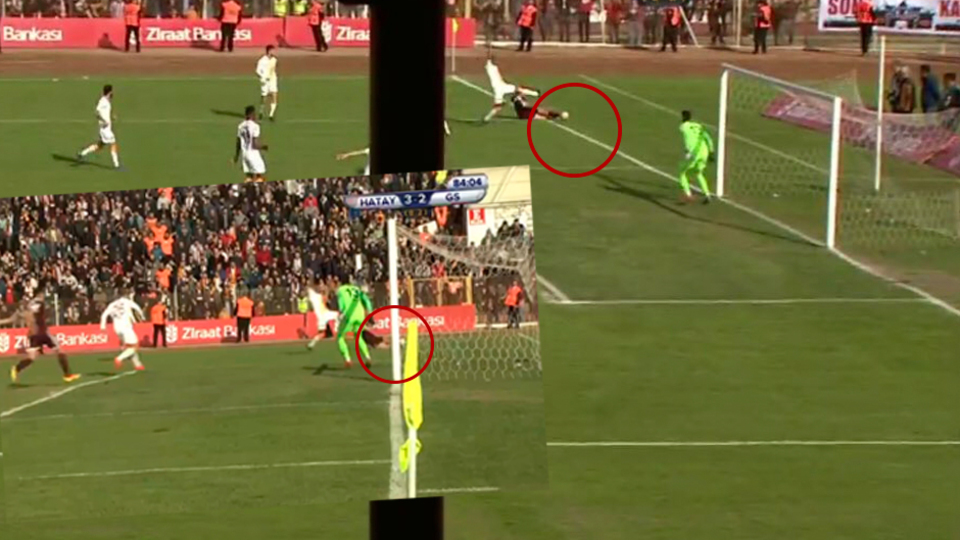 Hatayspor - Galatasaray maçında inanılmaz gol!
