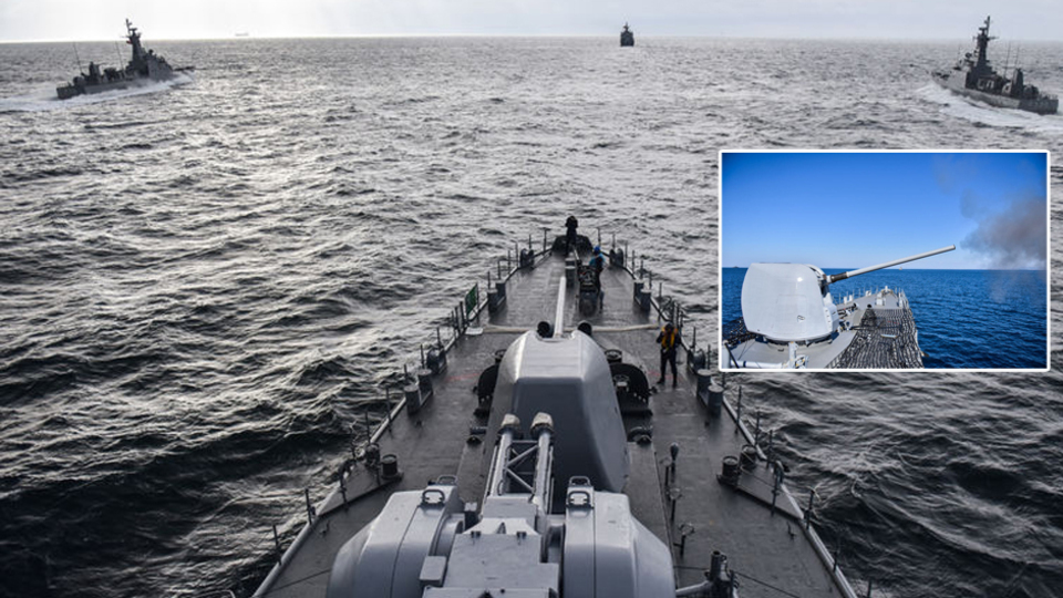 103 gemiyle, üç denizde... 'Mavi Vatan'da toplar ateşlendi!