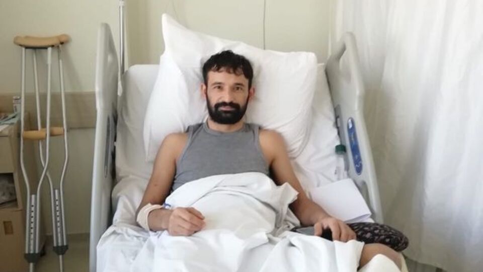 Kazada topuğu parçalandı! Kürek kemiği kısmından yeni topuk yapıldı...