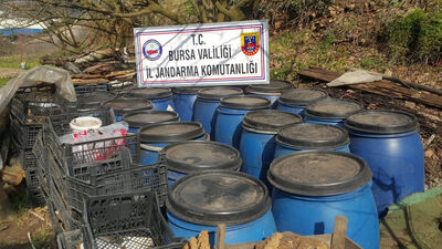 Bursa'da sahte rakı operasyonu!