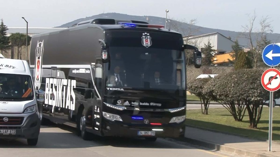 Beşiktaş kafilesi Kayseri´ye gitti