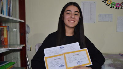 Gidemediği okulun en başarılı öğrencilerinden oldu