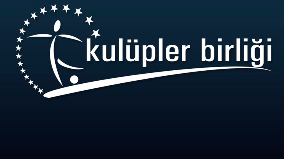 Kulüpler Birliği'nden flaş açıklama!