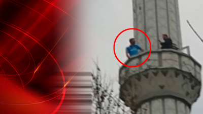 Aşkı için minareye çıkıp böyle bağırdı!