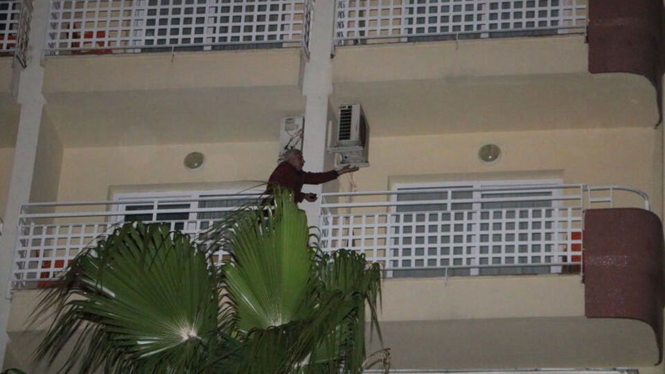 Öğretmenevinde yangın paniği