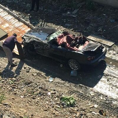 Test sürüşü böyle bitti! Sanayiden aldı, canından oldu