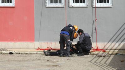 Tatbikat sandılar gerçek çıktı!