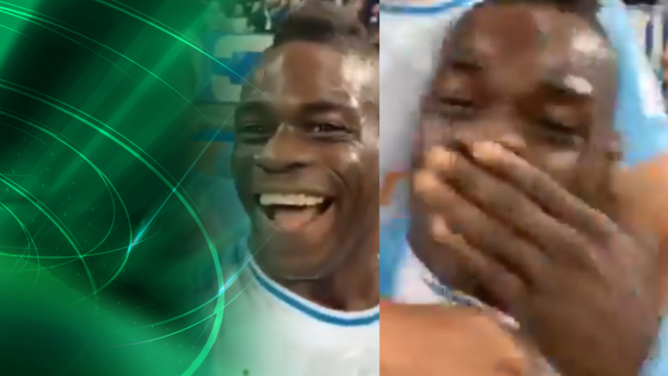 Balotelli'den görülmemiş gol sevinci!