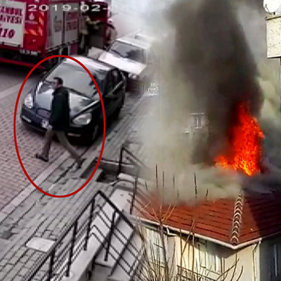 Yok artık! Hırsızlık için evin çatısını yaktı