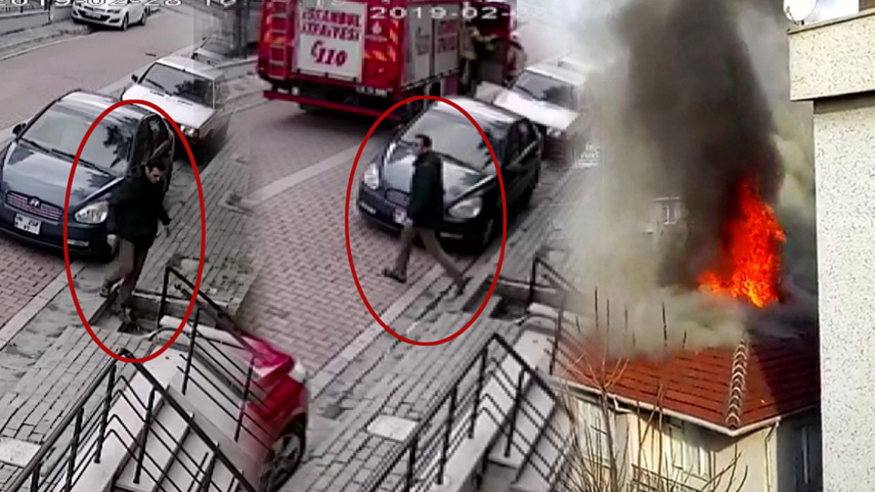 Yok artık! Hırsızlık için evin çatısını yaktı