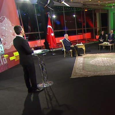 Binali Yıldırım, adaylarla Habertürk'te buluştu