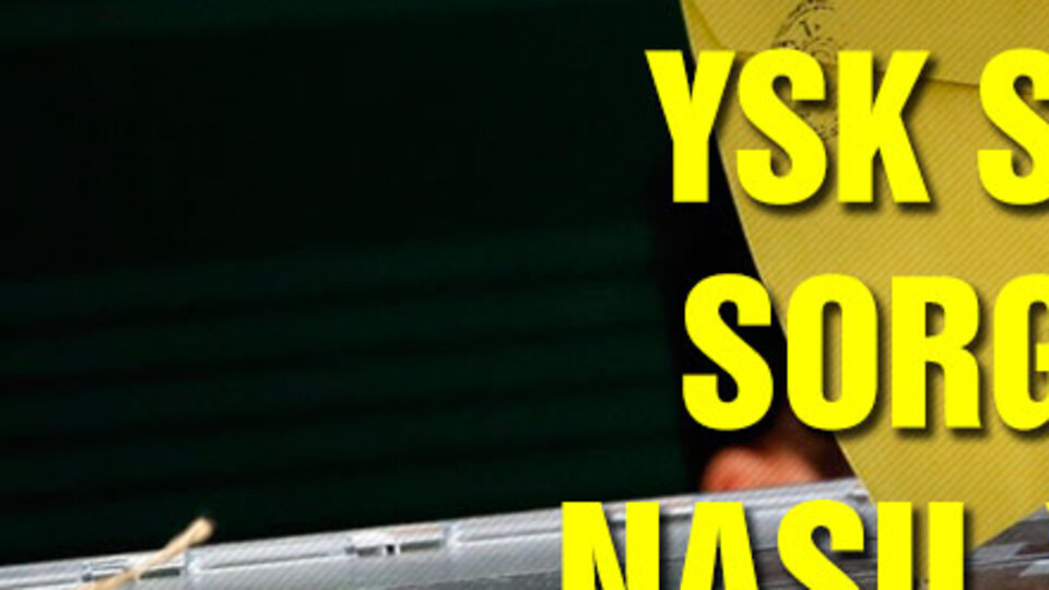 YSK seçmen sorgulama işlemi!