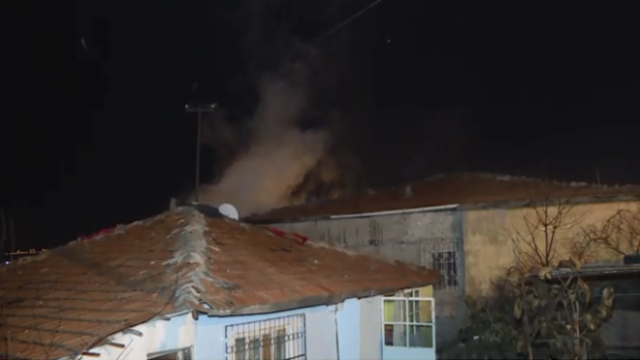 Ankara'da gecekondu yangını