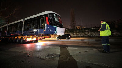 Eminönü-Alibeyköy tramvay hattında test sürüşü başlıyor