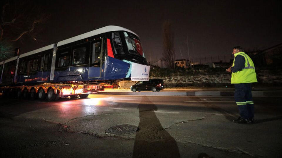 Eminönü-Alibeyköy tramvay hattında test sürüşü başlıyor