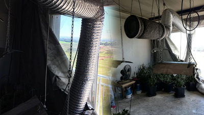 Evdeki düzenek yangında ortaya çıktı!