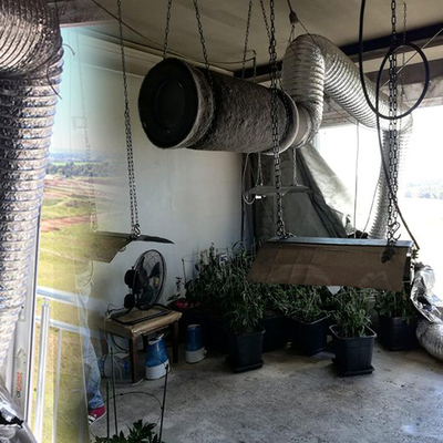 Evdeki düzenek yangında ortaya çıktı!