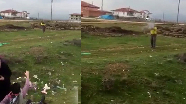 Olayı ve katilini kaydetmiş