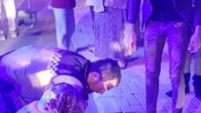 Kediye çarpmamak için direksiyonu kırdı, fırına daldı