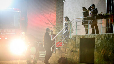 Lüks villada korkutan yangın