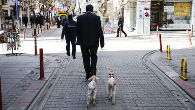 Ercan ve Gülcan mahallenin maskotu oldu
