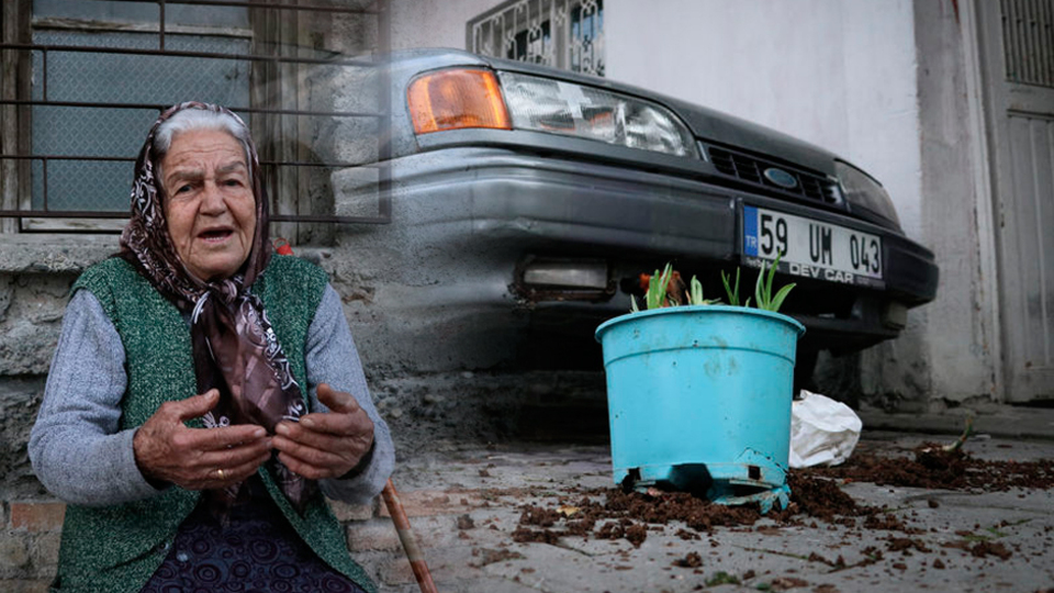 Babaanneden saksılı savunma!