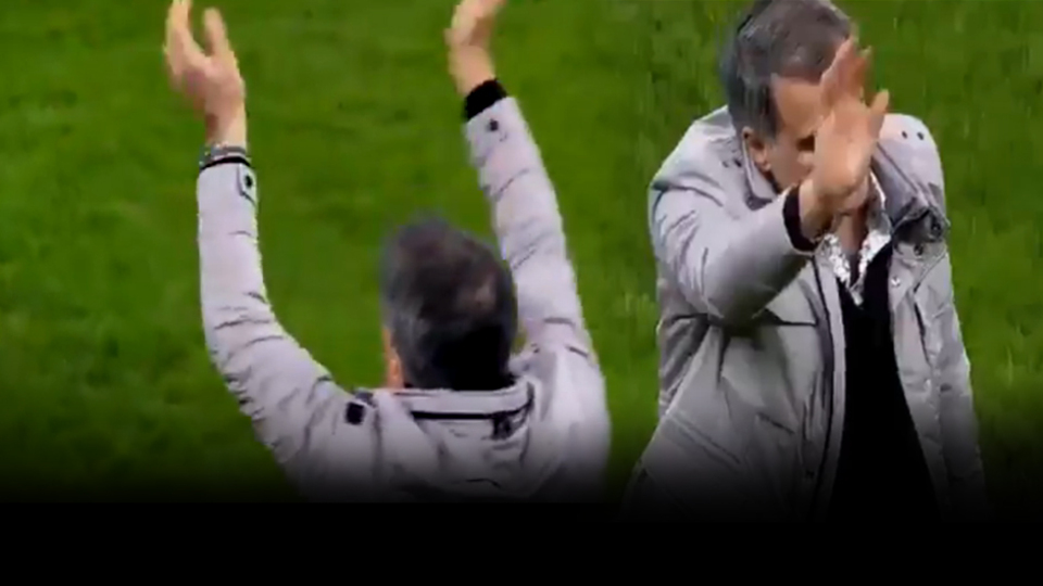 Vodafone Park'ta ilginç görüntü