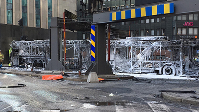 İsveç'in başkentinde patlama