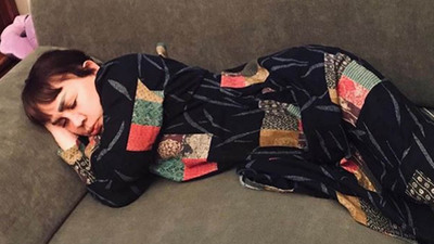 'Minik serçe' uyuya kaldı