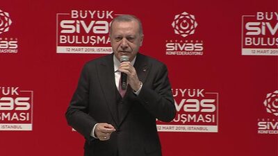 Cumhurbaşkanı Erdoğan Sivaslılar buluşmasında konuştu