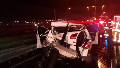 Küçükçekmece'de trafik kazası: 2 yaralı