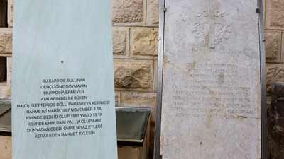 Şeker tezgahı mezar taşı çıktı