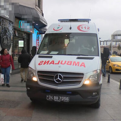Taksim'de otelde korkunç olay! 1 ölü