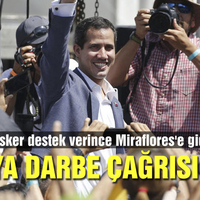 Guaido: Asker destek verince Miraflores'e gideceğim