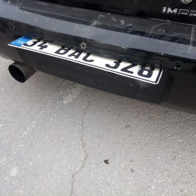 "Oynar plaka" taktıran sürücüye ceza!