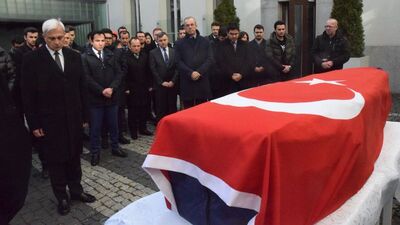Polonya'da, öldürülen Türk öğrenci için tören