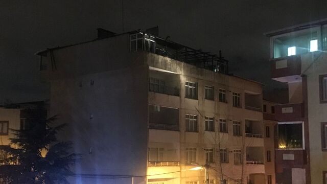 Pendik'te korkutan yangın