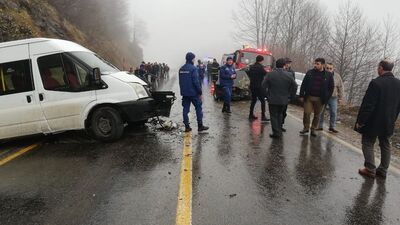 Ordu'da feci trafik kazası!