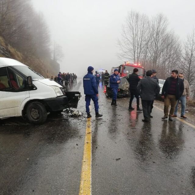 Ordu'da feci trafik kazası!