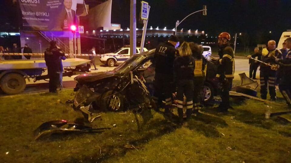 Adıyaman'da feci kaza! 1 ölü, 2 yaralı
