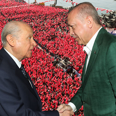 Cumhurbaşkanı Erdoğan ve MHP lideri Bahçeli İzmir'de