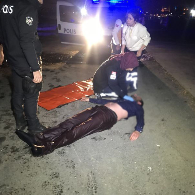 Polis çağırıp intihar girişiminde bulundu