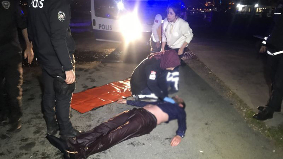 Polis çağırıp intihar girişiminde bulundu