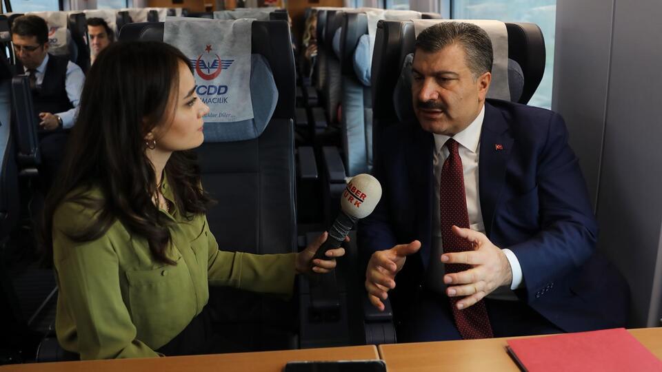 Sağlık Bakanı Koca, "Beslenme Haritası"nı Habertürk'le paylaştı!