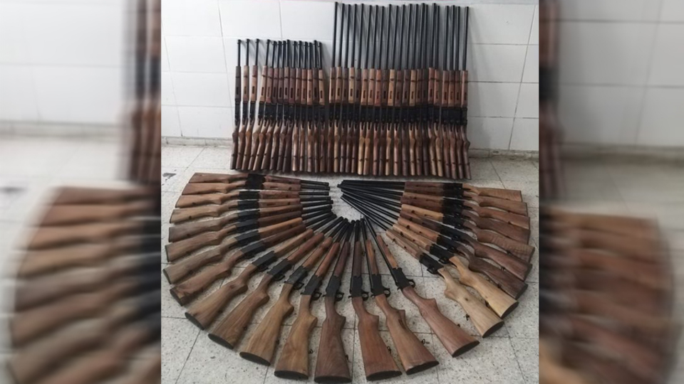 Yüksekova'da 60 adet av tüfeği ele geçirildi