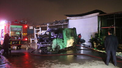 Sanayi sitesinde yangın: 1 ölü, 2 yaralı