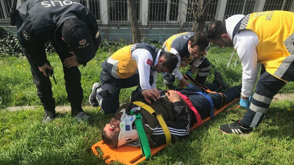 Olayı gören yardımına koştu! O ise...